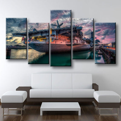 USS Midway Aircraft Carrier - Amazing Canvas Prints