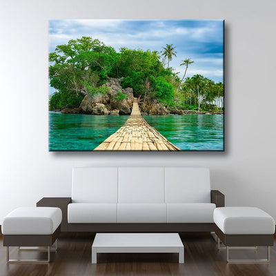 Walkway To Paradise - Amazing Canvas Prints