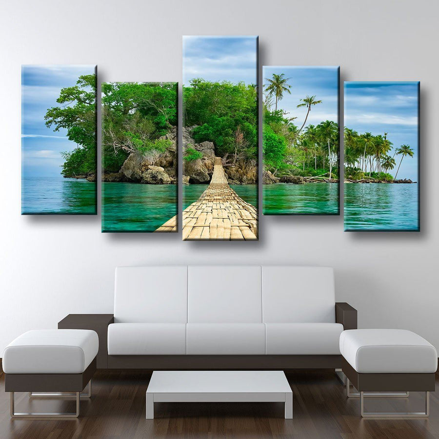 Walkway To Paradise - Amazing Canvas Prints