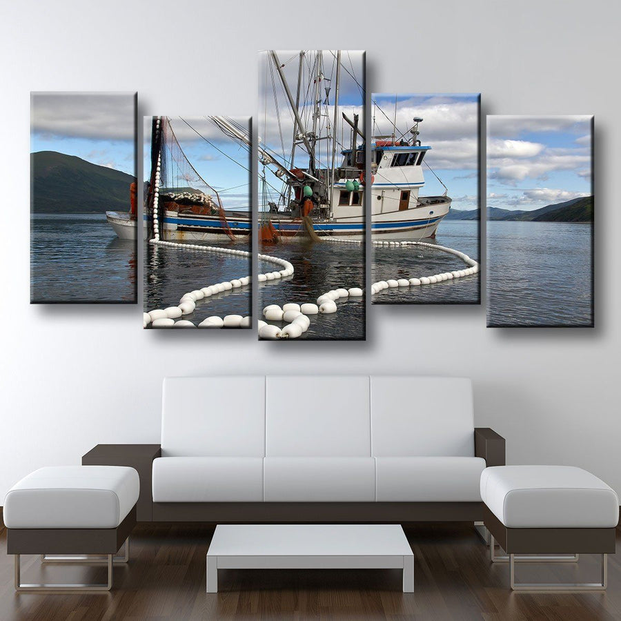 Trawler Fishing Boat - Amazing Canvas Prints