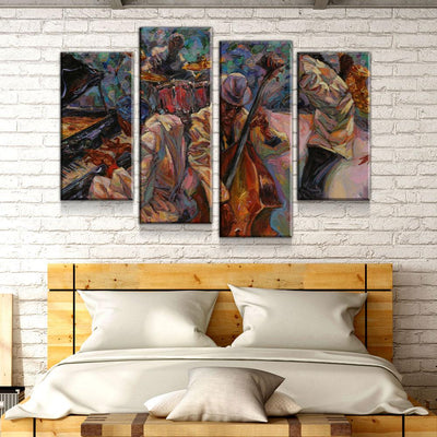 Jazz Band - Amazing Canvas Prints