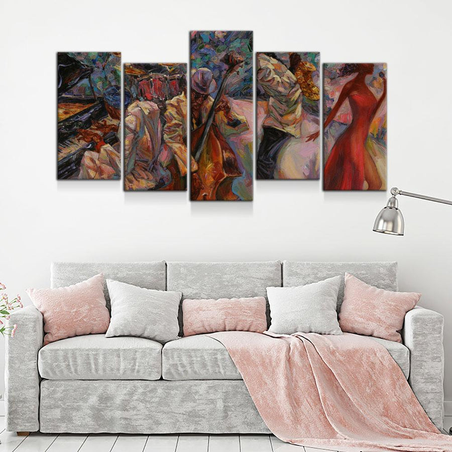 Jazz Band - Amazing Canvas Prints