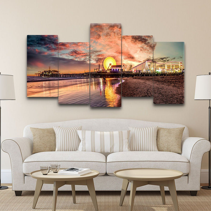 Santa Monica Pier - Amazing Canvas Prints