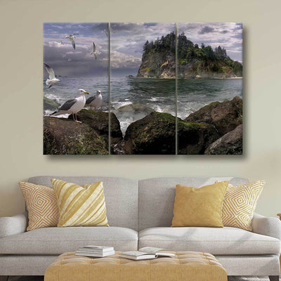 Seagull Island - Amazing Canvas Prints