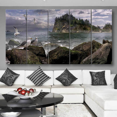 Seagull Island - Amazing Canvas Prints