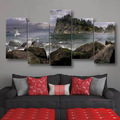 Seagull Island - Amazing Canvas Prints