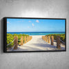 South Beach Miami Sandy Walkway - Amazing Canvas Prints