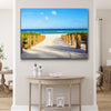 South Beach Miami Sandy Walkway - Amazing Canvas Prints