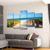 South Beach Miami Sandy Walkway - Amazing Canvas Prints