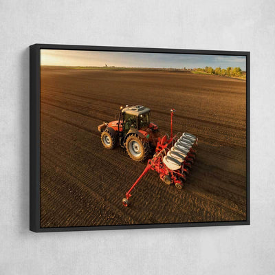 Spring Crop Seeding - Amazing Canvas Prints