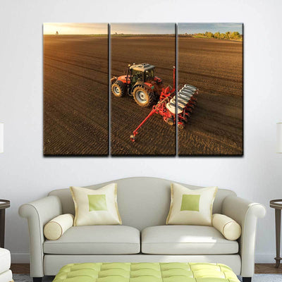 Spring Crop Seeding - Amazing Canvas Prints