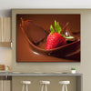 Strawberry Chocolate Splash - Amazing Canvas Prints