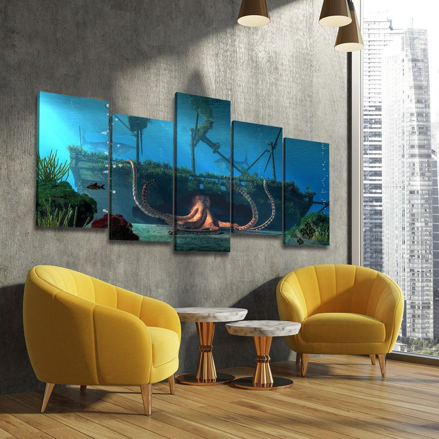 Sunken Ship - Amazing Canvas Prints