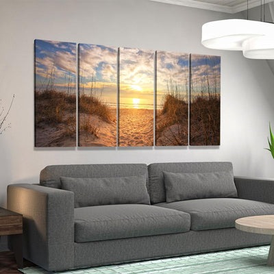 Sunrise at the beach - Amazing Canvas Prints