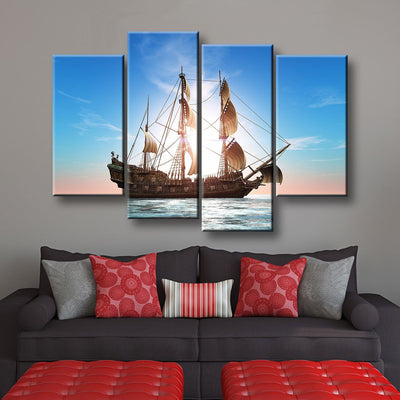 Sunset Voyage - Amazing Canvas Prints