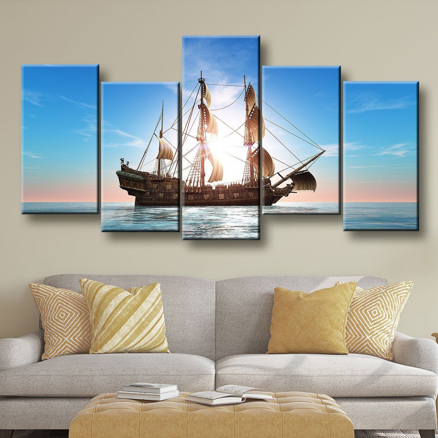 Sunset Voyage - Amazing Canvas Prints