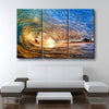 Sunset Wave - Amazing Canvas Prints