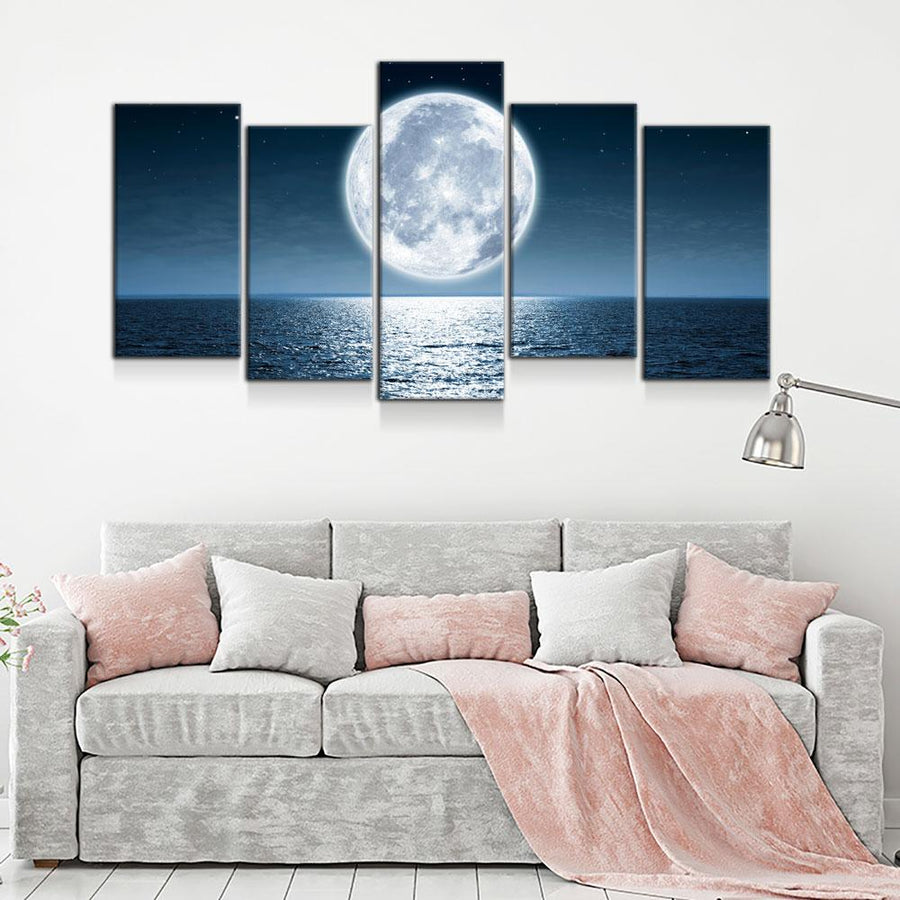 Super Moon Rising - Amazing Canvas Prints