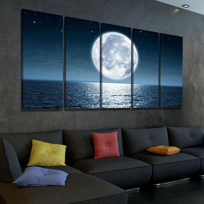 Super Moon Rising - Amazing Canvas Prints