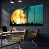 Super Orange Moon - Amazing Canvas Prints