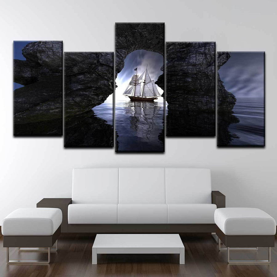 The Passing Ship - Amazing Canvas Prints