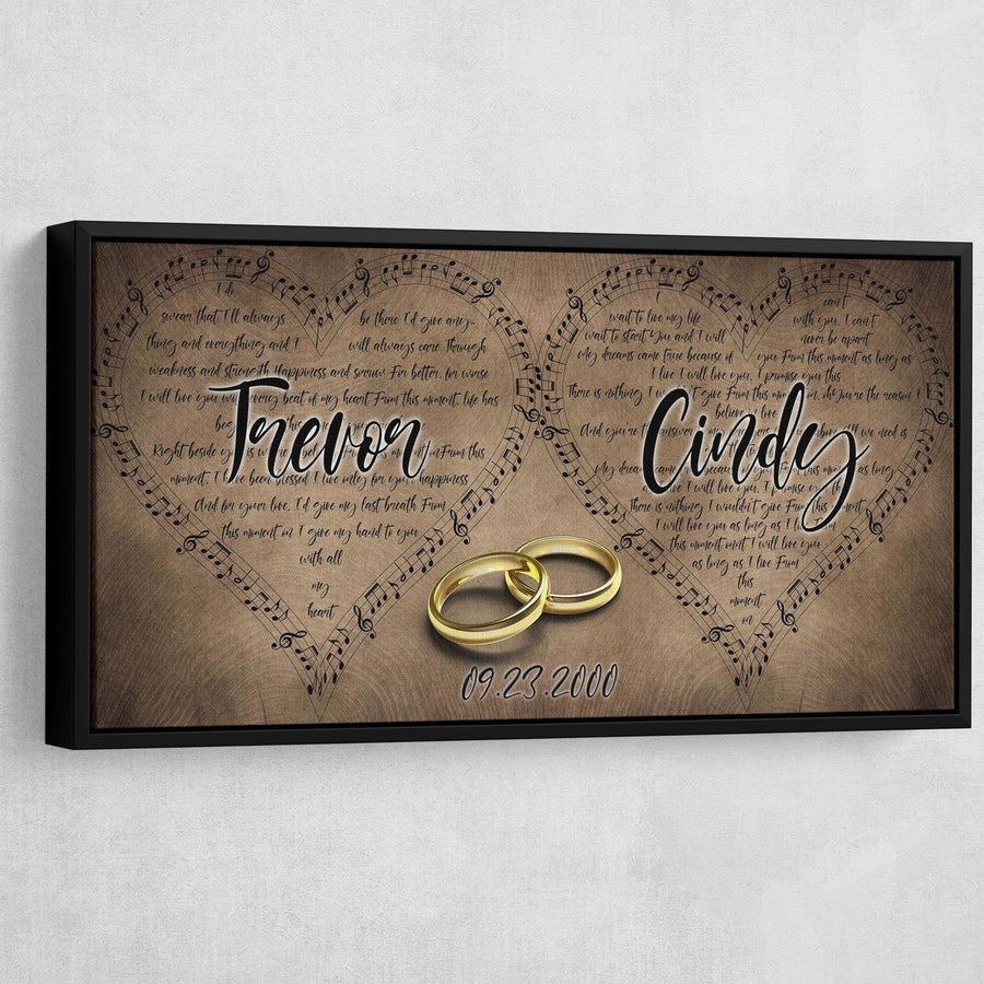 Personalized Couples Wedding Canvas - Amazing Canvas Prints