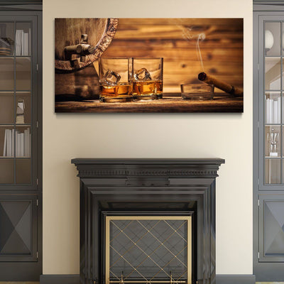 Shots And A Cigar - Amazing Canvas Prints