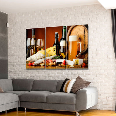 Beer And Wine - Amazing Canvas Prints