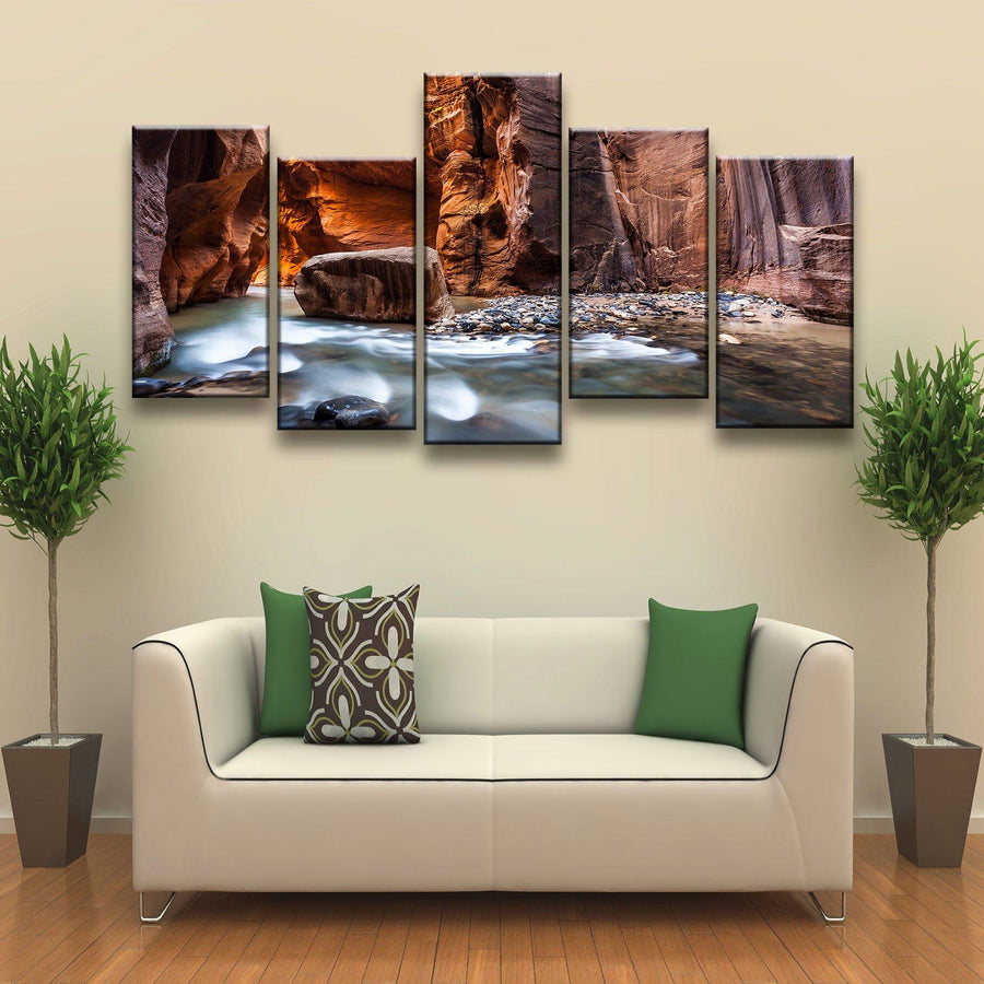 The Narrows of Zion Canyon - Amazing Canvas Prints