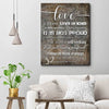 Corinthians 13: 4-8 - Amazing Canvas Prints