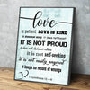 Corinthians 13: 4-8 V4 - Amazing Canvas Prints