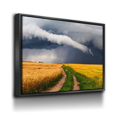 Country Road To The Storm - Amazing Canvas Prints