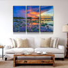 Sunset Over Florida Wetlands - Amazing Canvas Prints