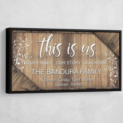 This Is Us Personalized Premium Canvas - Amazing Canvas Prints