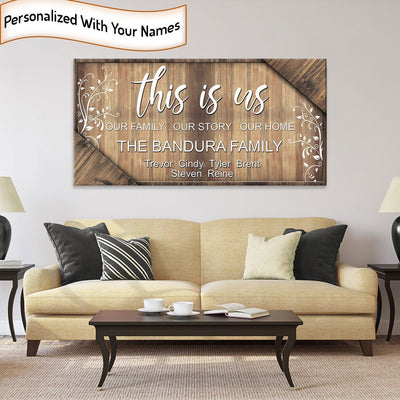 This Is Us Personalized Premium Canvas - Amazing Canvas Prints